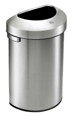 Semi-round Bin 80L Matt s/s EKO Urban